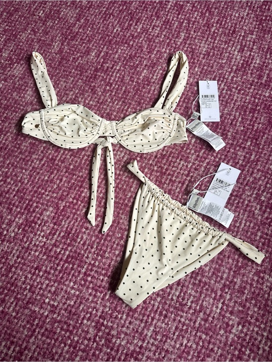 Rhythm. Other - Rhythm cream w/ black polkadots bikini NWT
